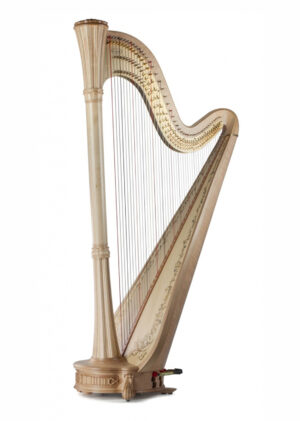 Diana Elegant natural wood pedal harp