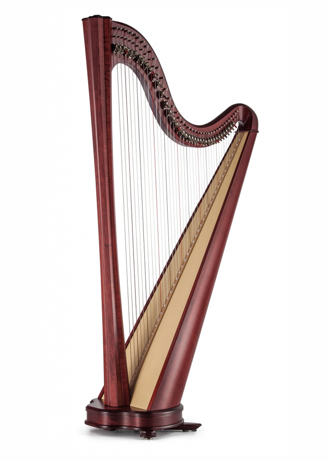 Hermes harp -mahogany 560x1024