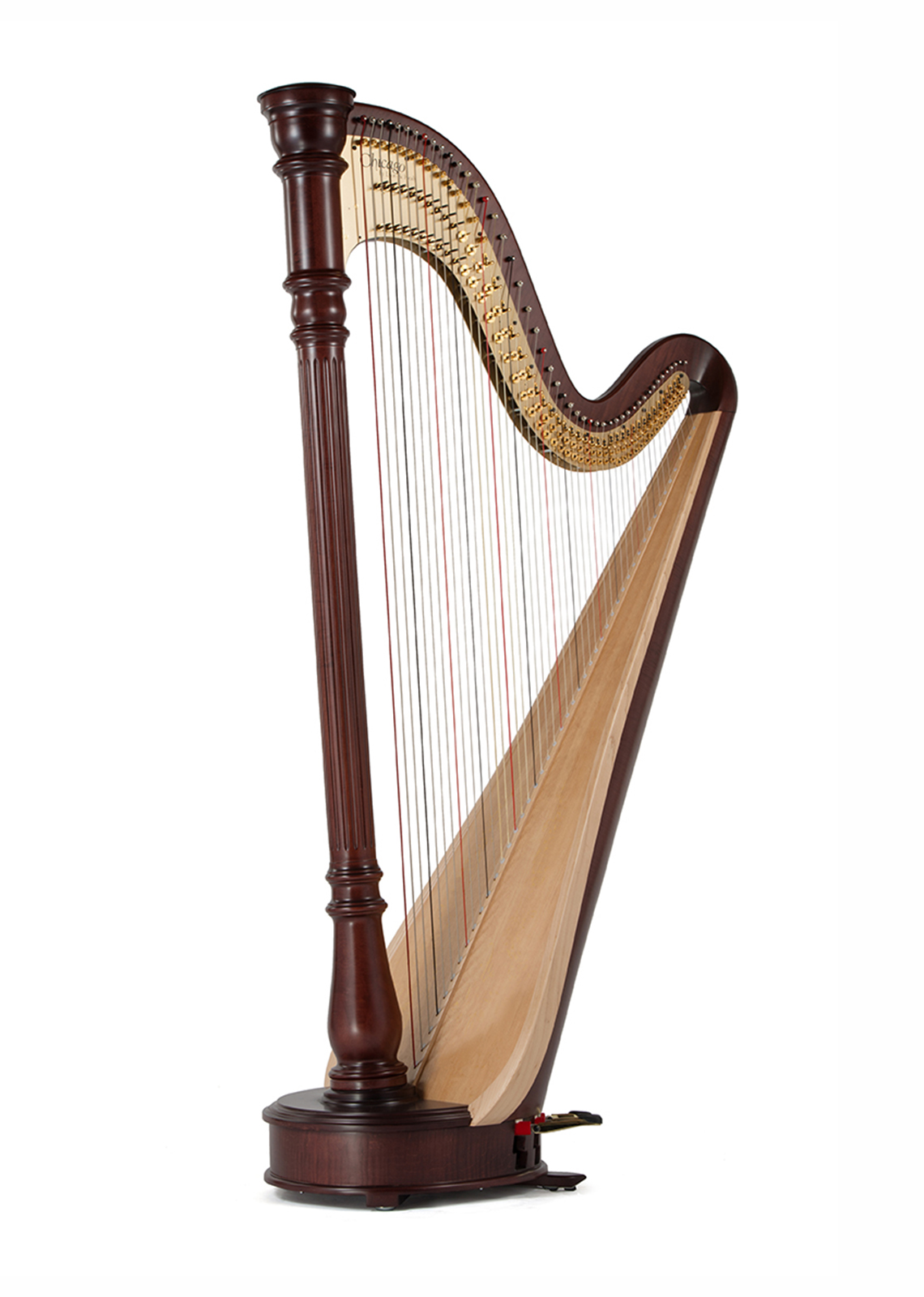Lyon Healy Chicago CGX Mahogany harp