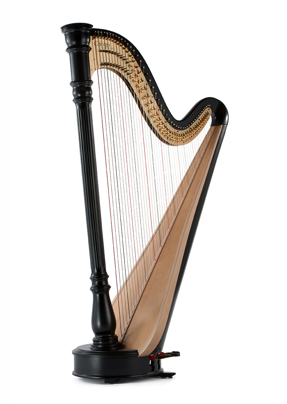 Lyon Healy Chicago Concertino Harp Ebony