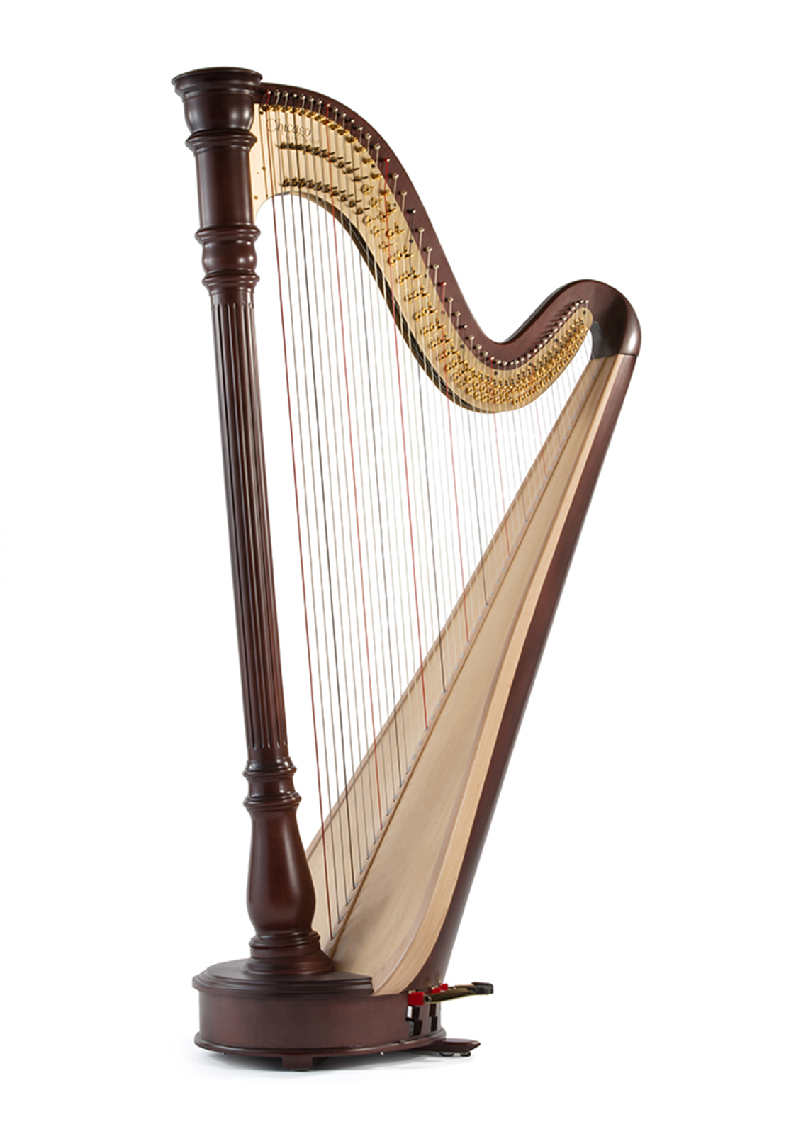 Lyon Healy Chicago Concertino Harp Mahogany