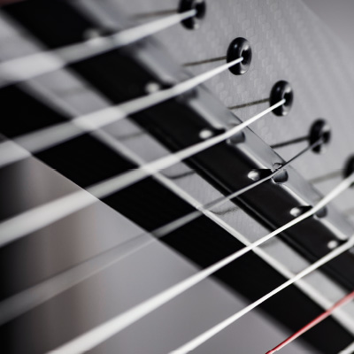 Harp strings and tuning pins